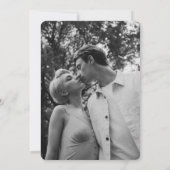 Paarse boombloesem waterverf foto bruiloft kaart (Achterkant)