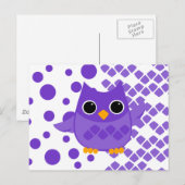 Paarse boomgaard briefkaart (Voorkant / Achterkant)