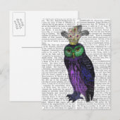 Paarse boomgaard briefkaart (Voorkant / Achterkant)