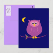 Paarse boomgaard briefkaart (Voorkant / Achterkant)