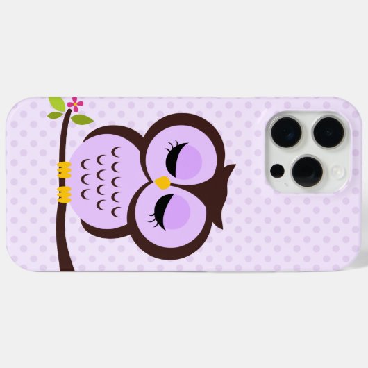 Paarse boomgaard Case-Mate iPhone case (Achterkant (horizontaal))