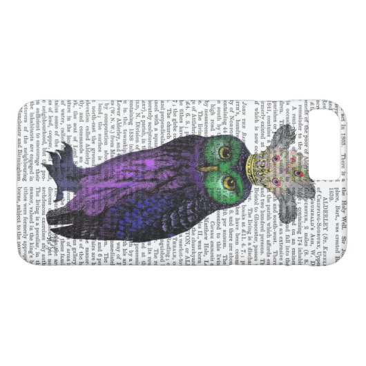 Paarse boomgaard Case-Mate iPhone case (Achterkant (Horizontaal))