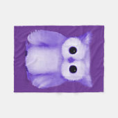 Paarse boomgaard fleece deken (Voorkant (Horizontaal))