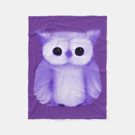 Paarse boomgaard fleece deken