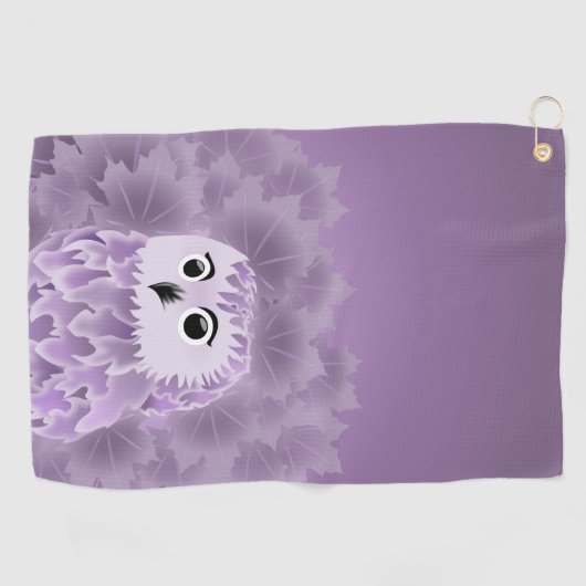 Paarse boomgaard golfhanddoek (Horizontaal)