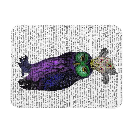 Paarse boomgaard magneet (Horizontaal)