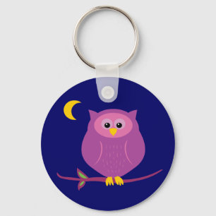 Paarse boomgaard sleutelhanger