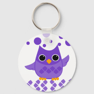 Paarse boomgaard sleutelhanger