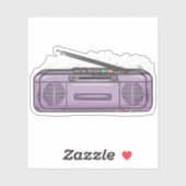 Paarse boomgaard sticker (Vel)