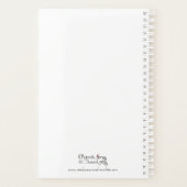 Paarse boomklooster planner (Achterkant)