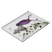 Paarse boomkor met Antlers 2 Notitieboek (Linkerzijde)