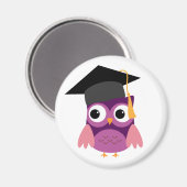 Paarse boomkor met Pet Afstuderen Magneten (Voorkant / Achterkant)