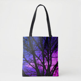  Paarse boomzak Tote Bag