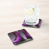 Paarse Boots Bier Onderzetter (Rechterzijde)