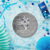 Paarse Bord van het van het hartenweddenschap (Feest)