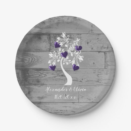 Paarse Bord van het van het hartenweddenschap (Voorkant)