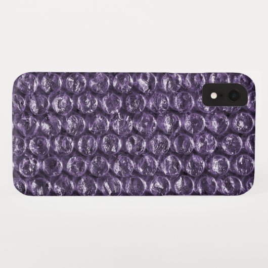 paarse borrelen Case-Mate iPhone case (Achterkant (horizontaal))