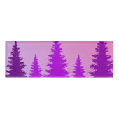 Paarse bosnaamtag naambadge (Voorkant)