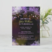 Paarse bosweidedag kaart (Staand voorkant)