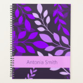 Paarse botanische naam met planner (Voorkant)