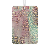 Paarse Bourgogne Aqua Mint Zebra Luchtverfrisser (Achterkant)