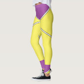 Paarse bovenkant leggings (Links)