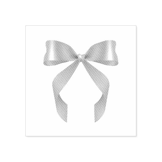 Paarse Bow Coquette Design Canvas tas Rubberstempel (Afrduk)