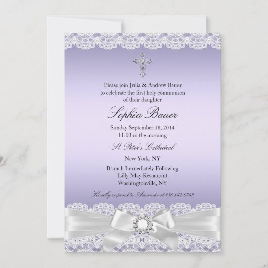 Paarse  Bow-gemeenschap Kaart (Voorkant)