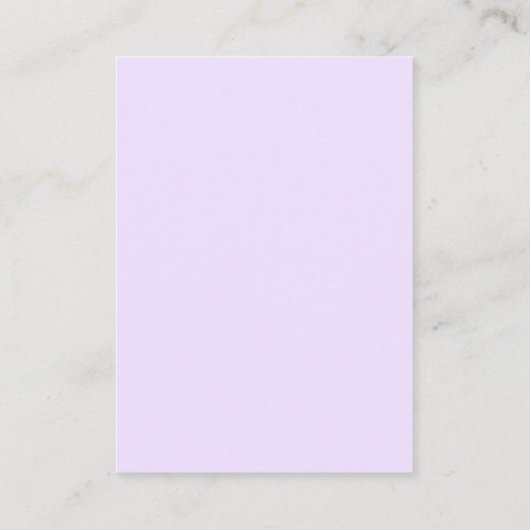 Paarse Bow Luier Raffle Ticket Kaarten (Achterkant)