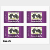 Paarse bramble jam label van BlackBerry (Vel)