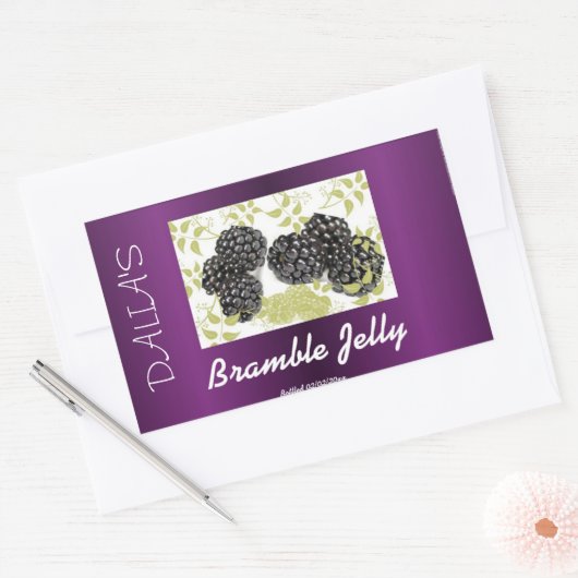 Paarse bramble jam label van BlackBerry (Envelop)