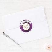 Paarse bramble tart taart taart label (Envelop)