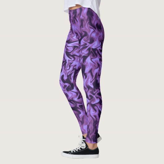 Paarse brand leggings (Links)