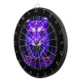 Paarse brandweertijger dartbord (Voorkant Rechts)