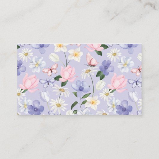 Paarse Breng een recept Kaart (Achterkant)