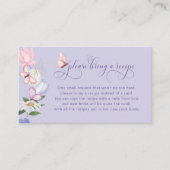 Paarse Breng een recept Kaart (Voorkant)