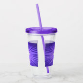 Paarse breuk! acryl drinkbeker (Links)