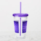 Paarse breuk! acryl drinkbeker (Rechts)