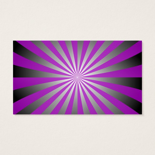 Paarse breuk visitekaartje (Achterkant)