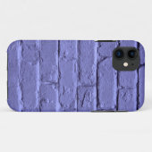 Paarse Brick Wall Case-Mate iPhone Case (Achterkant (horizontaal))