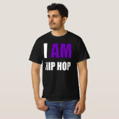 paarse BRIEF TOP "I AM HIP HOP" (Voorkant volledig)