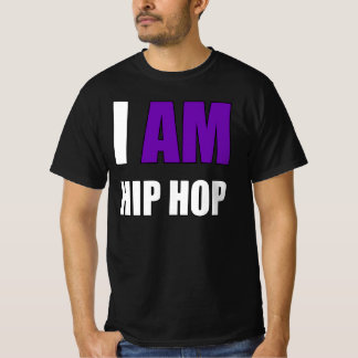 paarse BRIEF TOP "I AM HIP HOP"