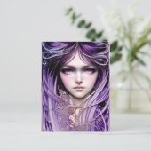 Paarse Briefkaart (Staand voorkant)