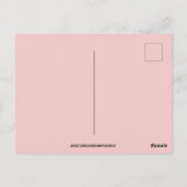 Paarse Briefkaart Unicorn & Butterflies (Achterkant)