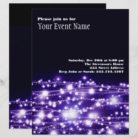 Paarse brochure (Voorkant / Achterkant)