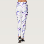 Paarse broek  leggings (Achterkant)