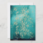 Paarse bruidsdouche uitnodiging (Achterkant)