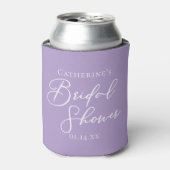 Paarse Bruidsfeest Borrel Persoonlijk Blikjeskoeler (Blikje Voorkant)