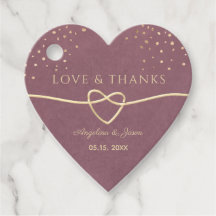 Paarse bruiloft Bedankt