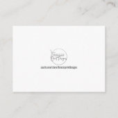 Paarse Bruiloft Details Behuizing Kaart (Achterkant)